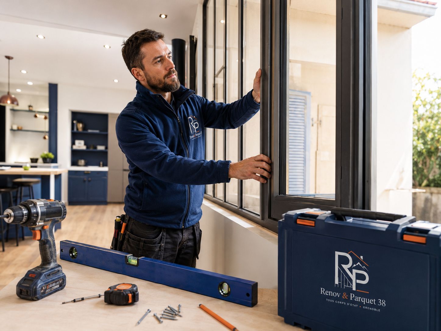 Travaux de menuiserie et pose de fenêtre en rénovation intérieure